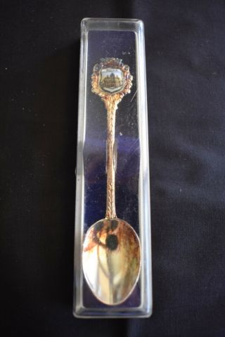Roma Italy Souvenir Collectable Spoon Silver Plate Box