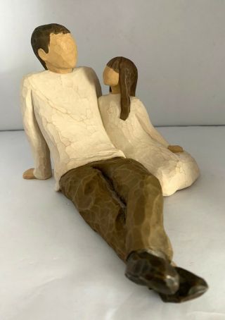 Willow Tree Figurine “father And Daughter” Susan Lordi Demdaco 2000 Lovely Gift