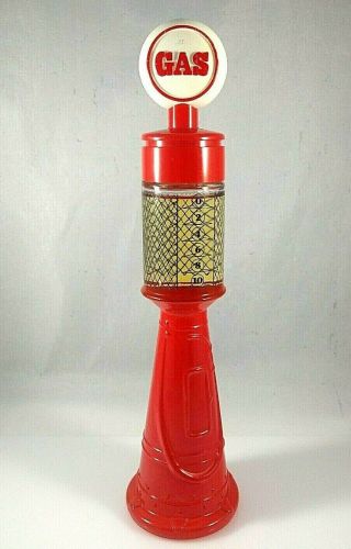 Vintage Red AVON REMEMBER WHEN Gas Pump Deep Woods Aftershave 4 oz 3