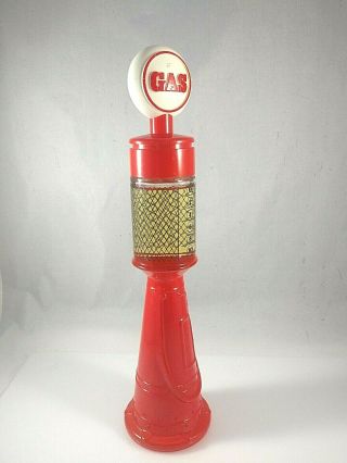 Vintage Red AVON REMEMBER WHEN Gas Pump Deep Woods Aftershave 4 oz 5