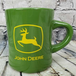 John Deere Logo Green Yellow Coffee Cup Mug Official Licensed Product 2 Sided 2