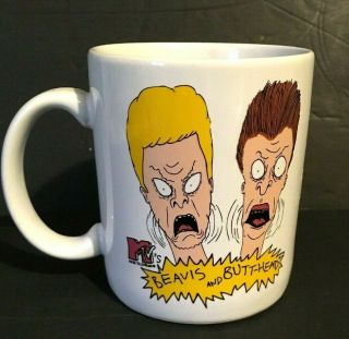 Beavis And Butthead Coffee - Tea Mug 1993 Cup Mtv