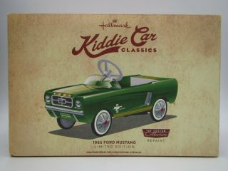 Hallmark Kiddie Car Classics 1965 Ford Mustang Limited Edition Figurine Mib (3)