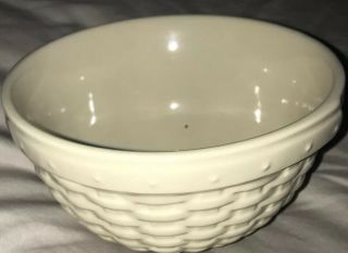 Longaberger Pottery Woven Tradition Ivory Reflections 5 