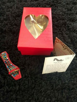 Just The Right Shoe - Heart And Sole - With And Box -
