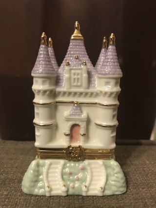 Lenox Porcelain Treasure Box Legendary Castle