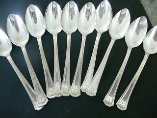 Demitasse Spoons Plated With Pure Silver - 8 Ct