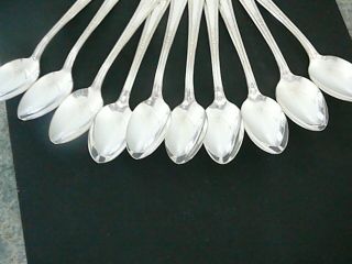 DEMITASSE SPOONS PLATED WITH PURE SILVER - 8 CT 5