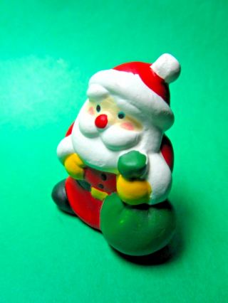 Rare Vintage 1987 Enesco Imports Santa Claus Christmas Holiday Thimble (t - 35)