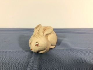 Artesania Rinconada Uruguay Rabbit Bunny Art Pottery Figurine (38)