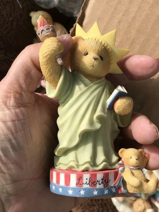 Cherished Teddies _ Libby (statue Of Liberty) My Country Tis Of Thee 1997