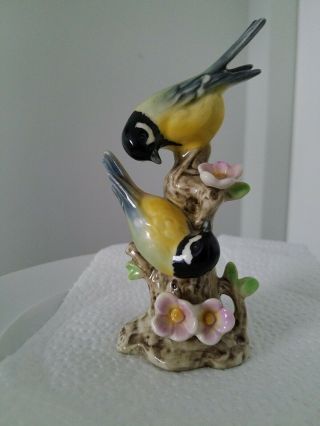 Vintage Goebel Birds “Great Tit” Figurine Made in West Germany 2