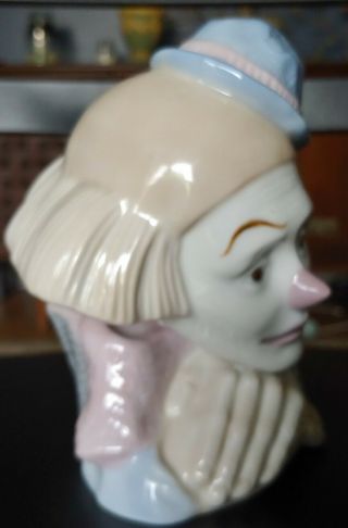 Meico Clown ' s Head Bust Figurine 4