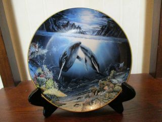 Danbury Plate Underwater Paradise " Moonlit Moment By Robert Lyn Nelson "