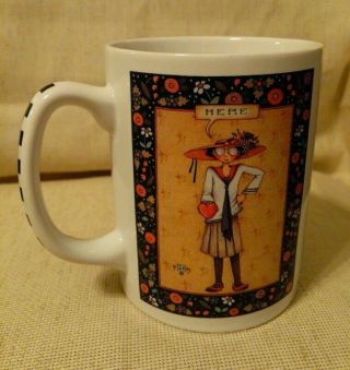 Mary Engelbreit " Here " Coffee Cup Mug Collectible