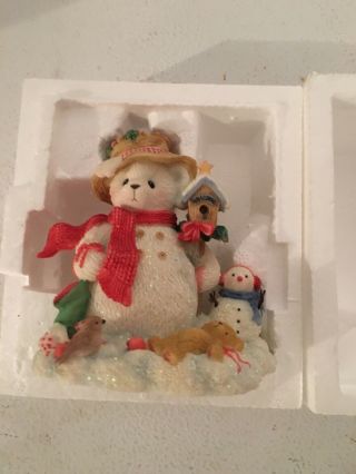 Cherished Teddies Merry 706906 In The Meadow We Can Build A Snowman (g)