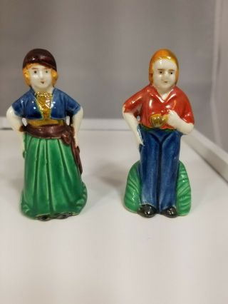 Pirate Salt And Pepper Shakers Ceramic Made In Japan Vintage