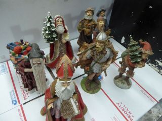 Duncan Royale History Of Santa Claus Figurines 12 " - - 6 Total Figurines