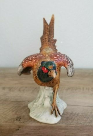 Goebel W.  Germany Pheasant Bird Porcelain Figurine Cv120 1970