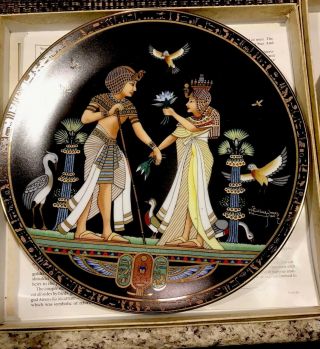 Legend Of Tutankhamun Plate 2 The Marriage Of Tutankhamun