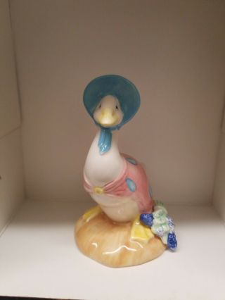 Border Fine Arts Beatrix Potter Jemima Puddle - Duck With Herbs Height 11.  5cm