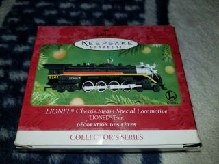 Hallmark Ornament Lionel Chessie Steam Special Locomotive 2001 6th In Series