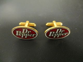 Dr Pepper Cuff Link Set From The 1970 