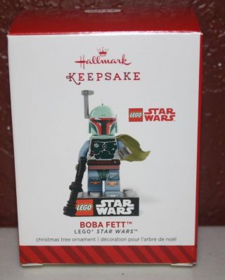 Hallmark Keepsake Ornament 2014 Lego Star Wars Boba Fett On3