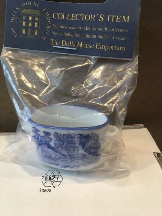 Vintage Miniature Doll House Ceramic Porcelain Pot
