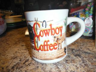 Cowboy Coffee Mug By Westwood Large 16 Oz Ceramic Heavy Cup Western