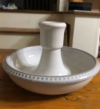 Haganas Candle Stick Holders Keramik Pottery Set Of 2 3