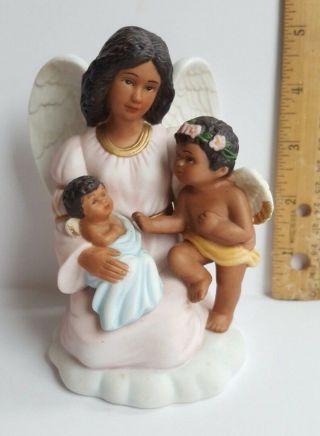 Vintage Homco Arms Of An Angel Home Interiors Figurine 14492 - 98 African American