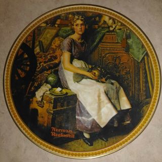 Norman Rockwell Dreaming In The Attic Collectible Plate Knowles Number 2743 Af