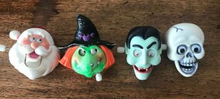 Hallmark Pin Halloween Vintage Wind Up Witch And More
