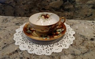 Vintage Gda Tea Cup And Saucer Set Made In France