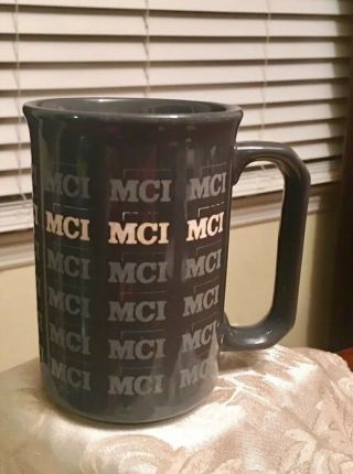 MCI Telecommunications Collectible Logo Gray Coffee Mug 4
