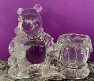 Lenox Crystal Winnie The Pooh And Piglet Votive Candle Holder