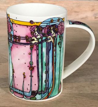Lennox Dundoon Stoneware Coffee/tea Mug In The Style Of Mackintosh Scotland