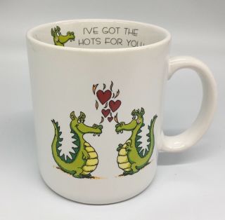 Coffee Cup Mug Dragons In Love " I 