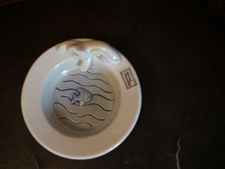 Vtg Fitz Floyd Cat Nap Dish Bowl 1977 Ceramic Pottery