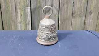 Vintage Vocem - Meam - Aqueme Tangit Brass Bell W/ Clapper
