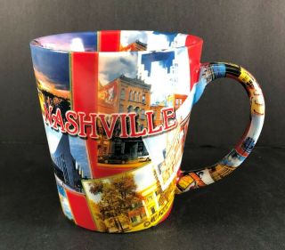 Coffee Cup Photo Collage Nashville Souvenir Coffee Tea Cup Mug