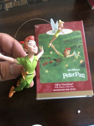 Hallmark Keepsake Ornament Peter Pan Tinker Bell Off Neverland Disney 2000 Nib