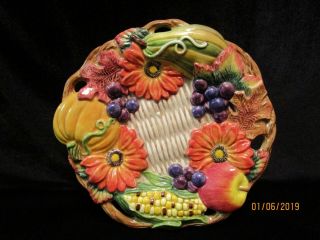 Fitz And Floyd Classics Reticulated Basket Candy Dish,  Nut Bowl,  Or Serving Dish