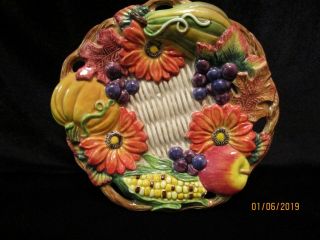 Fitz and Floyd Classics reticulated basket Candy Dish,  Nut Bowl,  or Serving Dish 2