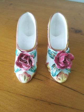Porcelain Ceramic Ladies Shoes - Made In Japan