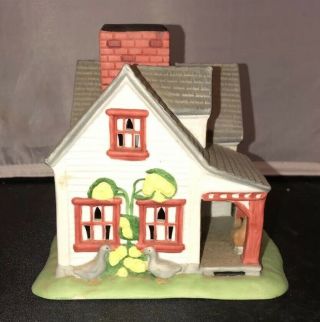 Partylite Farm House Ceramic Tealight Candle Holder With Chicken and Eggs 5