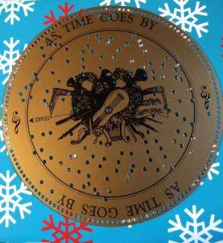 Mr.  Christmas Symphonium Music Box 7 " Disc " As Time Goes By "