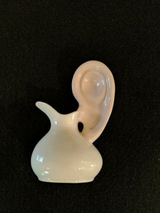 " Little Pitchers Have Big Ears " Miniature Porcelain Creamer