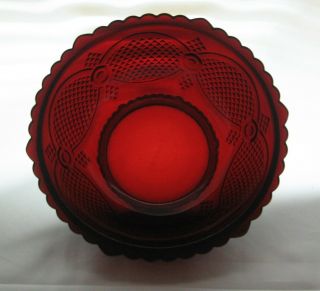 Avon Cape Cod Ruby Red 1990 Serving Bowl